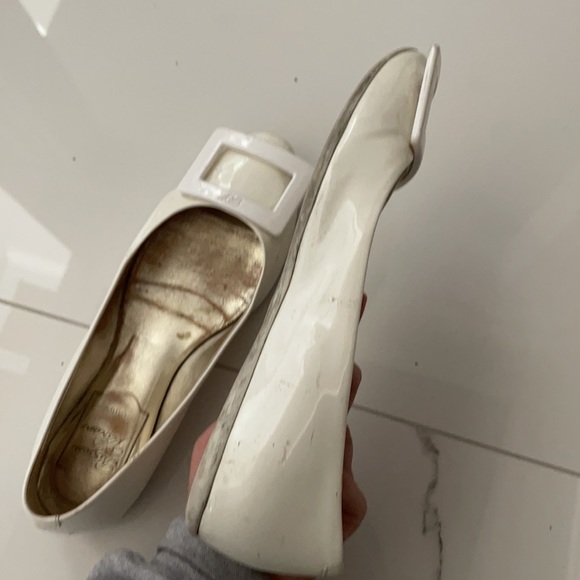 Roger vivier ballerina flats white size 35 - Picture 6 of 9